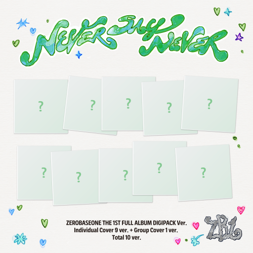 ZEROBASEONE ZEROBASEONE THE 1ST FULL ALBUM [NEVER SAY NEVER] DIGIPACK Ver.